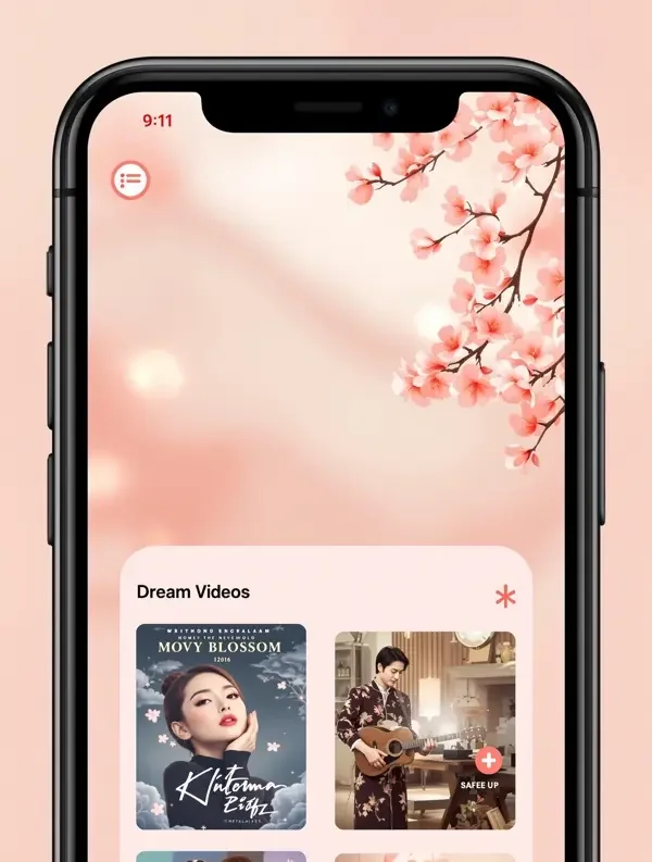 五五影视 APP 界面展示
